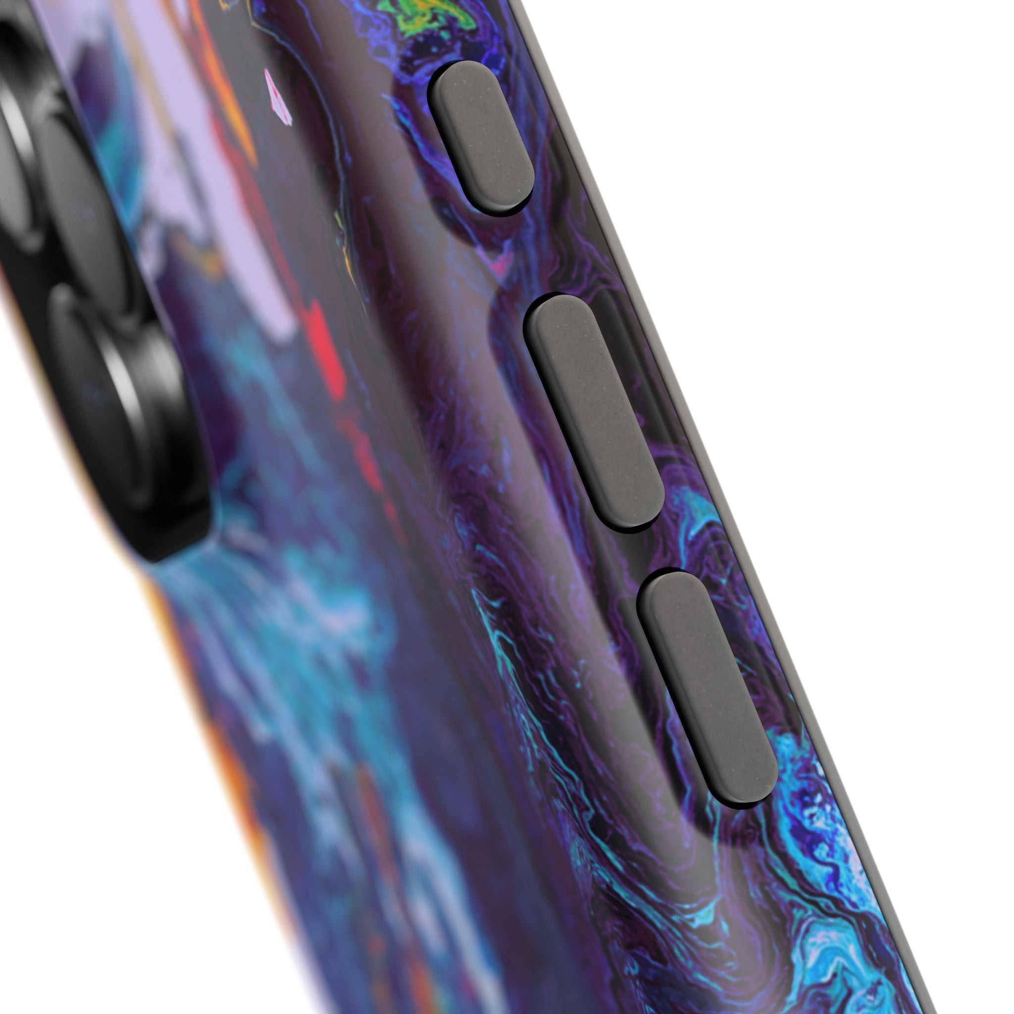 Wave Distortion X MagSafe iPhone Case – Abstract Art Design, Shockproof for iPhone 14–17 Pro & Pro Max