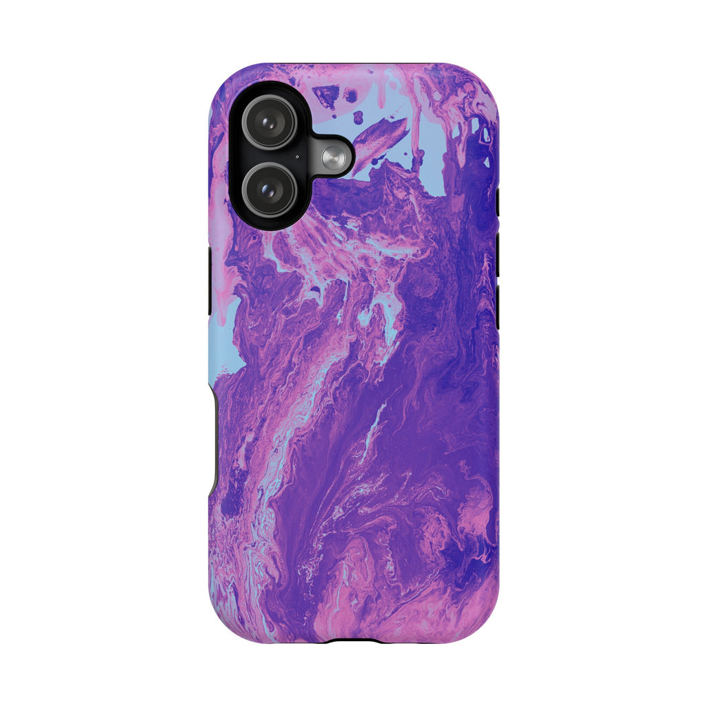Bloom Fracture X MagSafe iPhone Case – Abstract Art Design, Shockproof for iPhone 14–17 Pro & Pro Max
