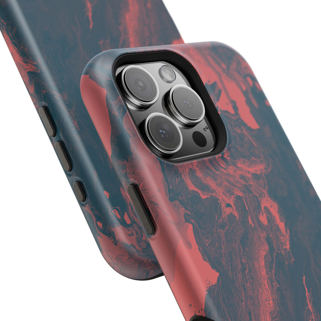 Eclipse Collapse X MagSafe iPhone Case – Abstract Art Design, Shockproof for iPhone 14–17 Pro & Pro Max