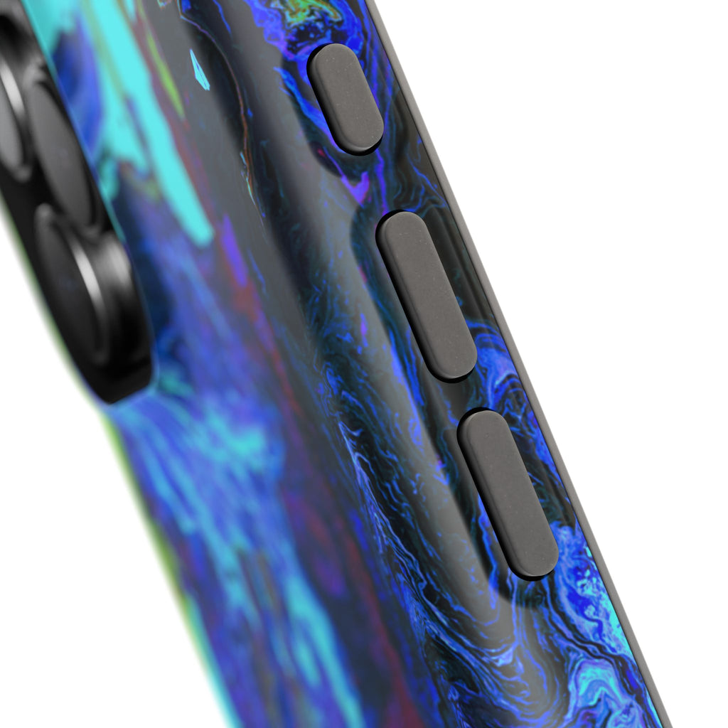 Glacial Core X MagSafe iPhone Case – Abstract Art Design, Shockproof for iPhone 14–17 Pro & Pro Max