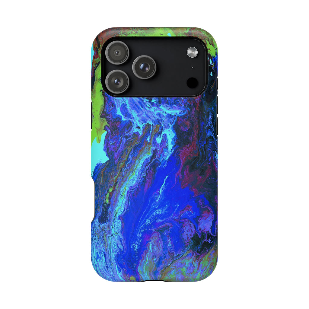 Glacial Core X MagSafe iPhone Case – Abstract Art Design, Shockproof for iPhone 14–17 Pro & Pro Max