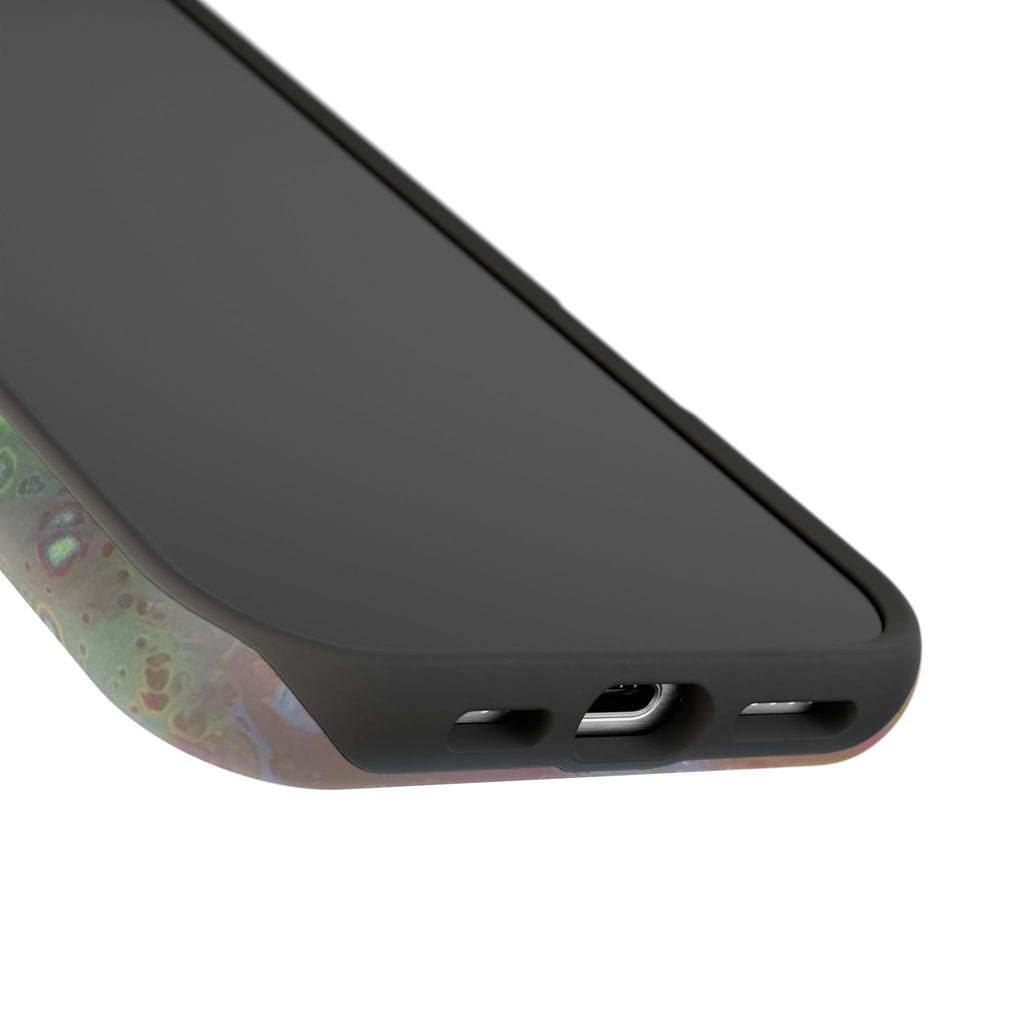 Arctic Pulse MagSafe iPhone Case – Abstract Art Design, Shockproof for iPhone 14–17 Pro & Pro Max