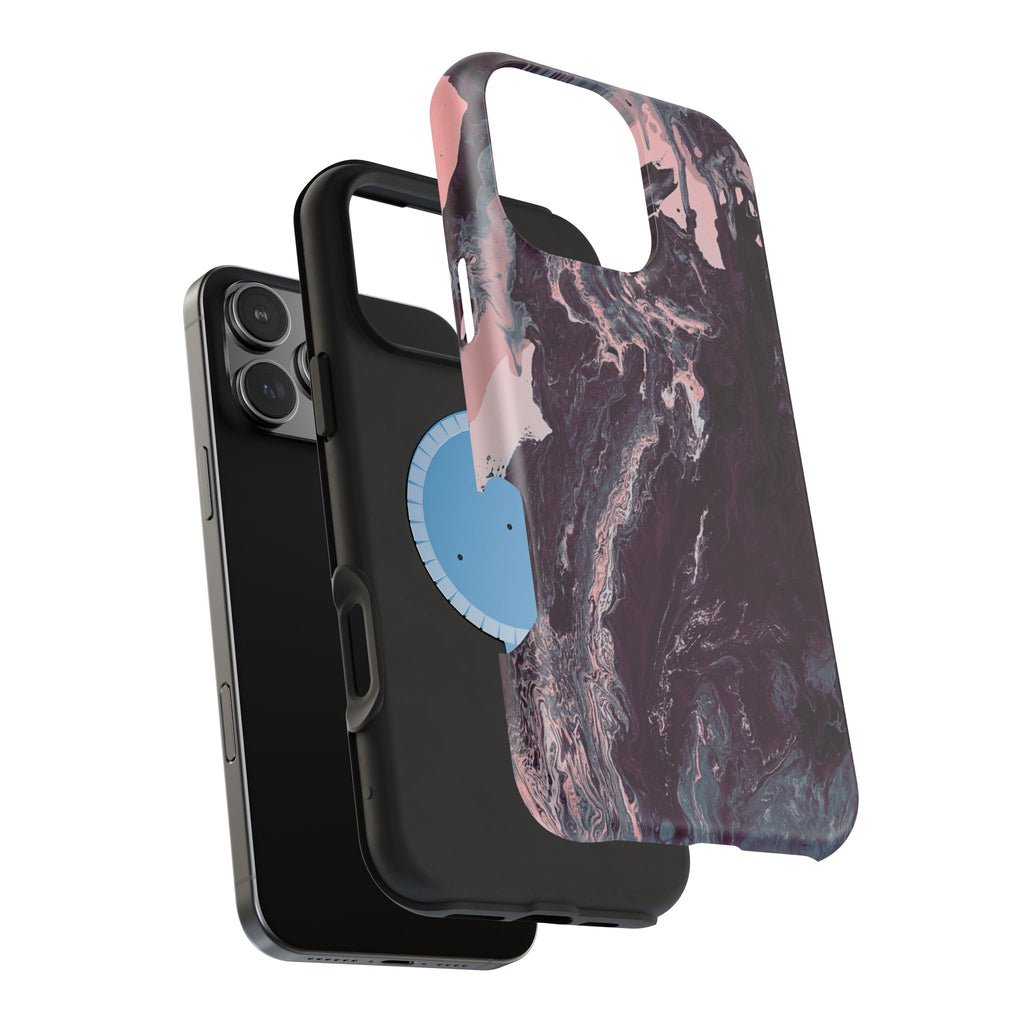 Eclipse Reactor X MagSafe iPhone Case – Abstract Art Design, Shockproof for iPhone 14–17 Pro & Pro Max