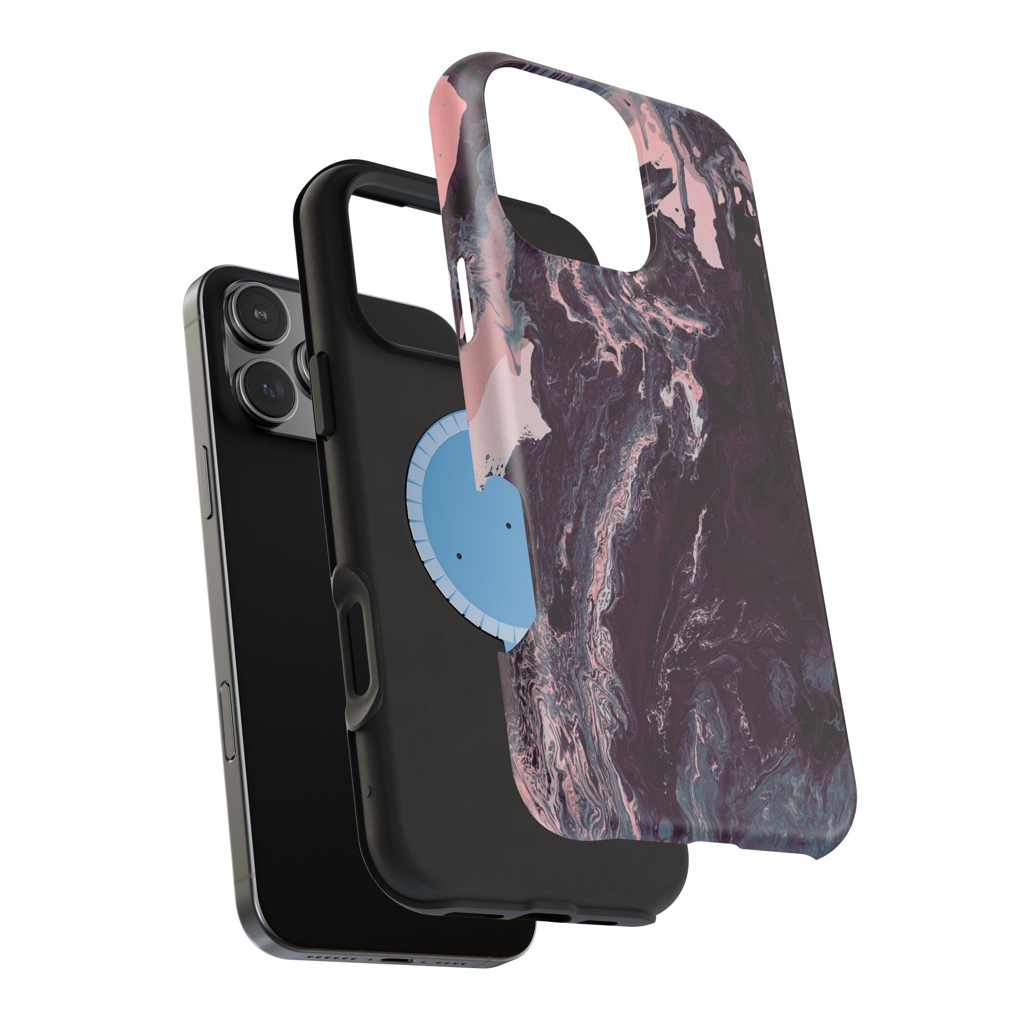 Eclipse Reactor X MagSafe iPhone Case – Abstract Art Design, Shockproof for iPhone 14–17 Pro & Pro Max