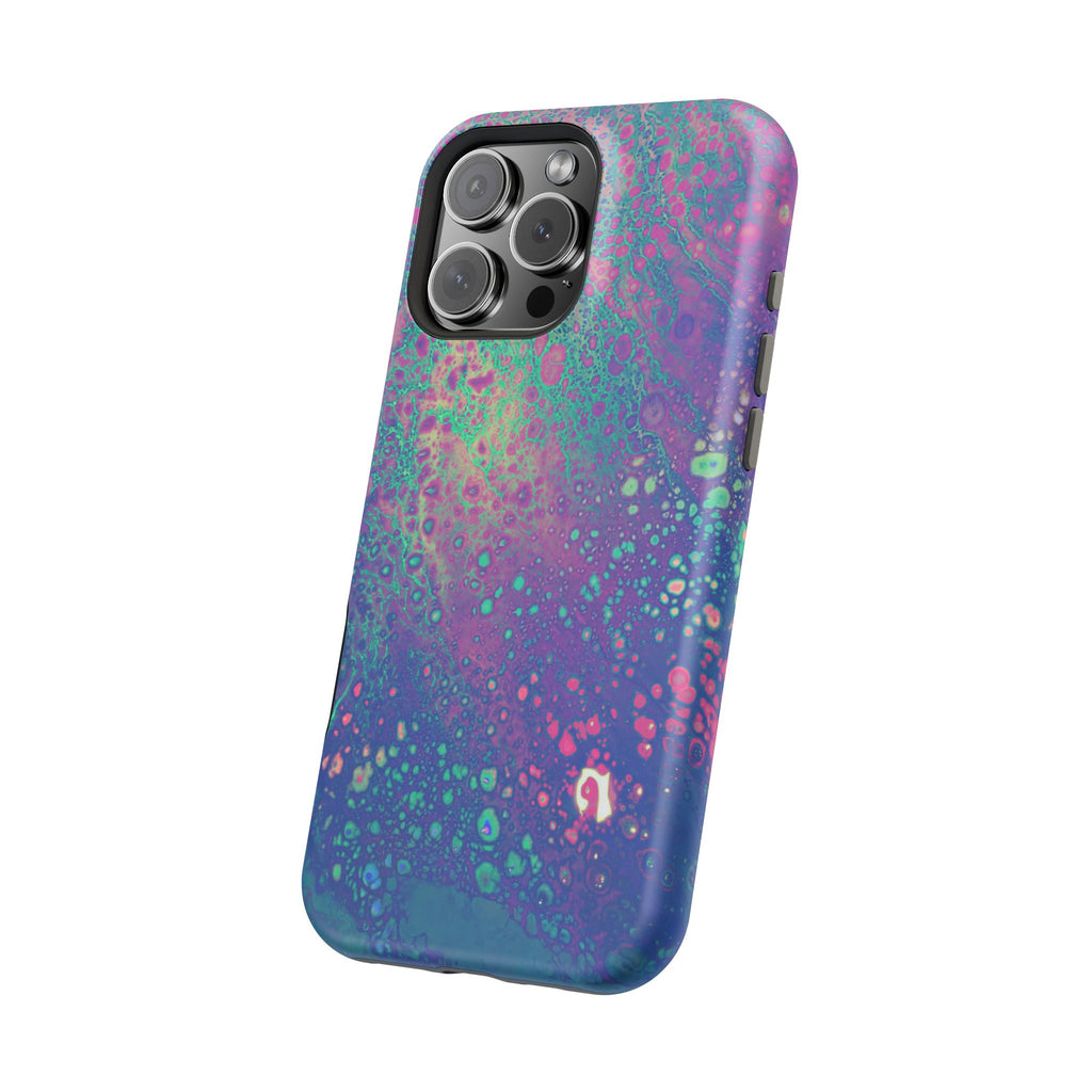 Universe Surge MagSafe iPhone Case – Abstract Art Design, Shockproof for iPhone 14–17 Pro & Pro Max