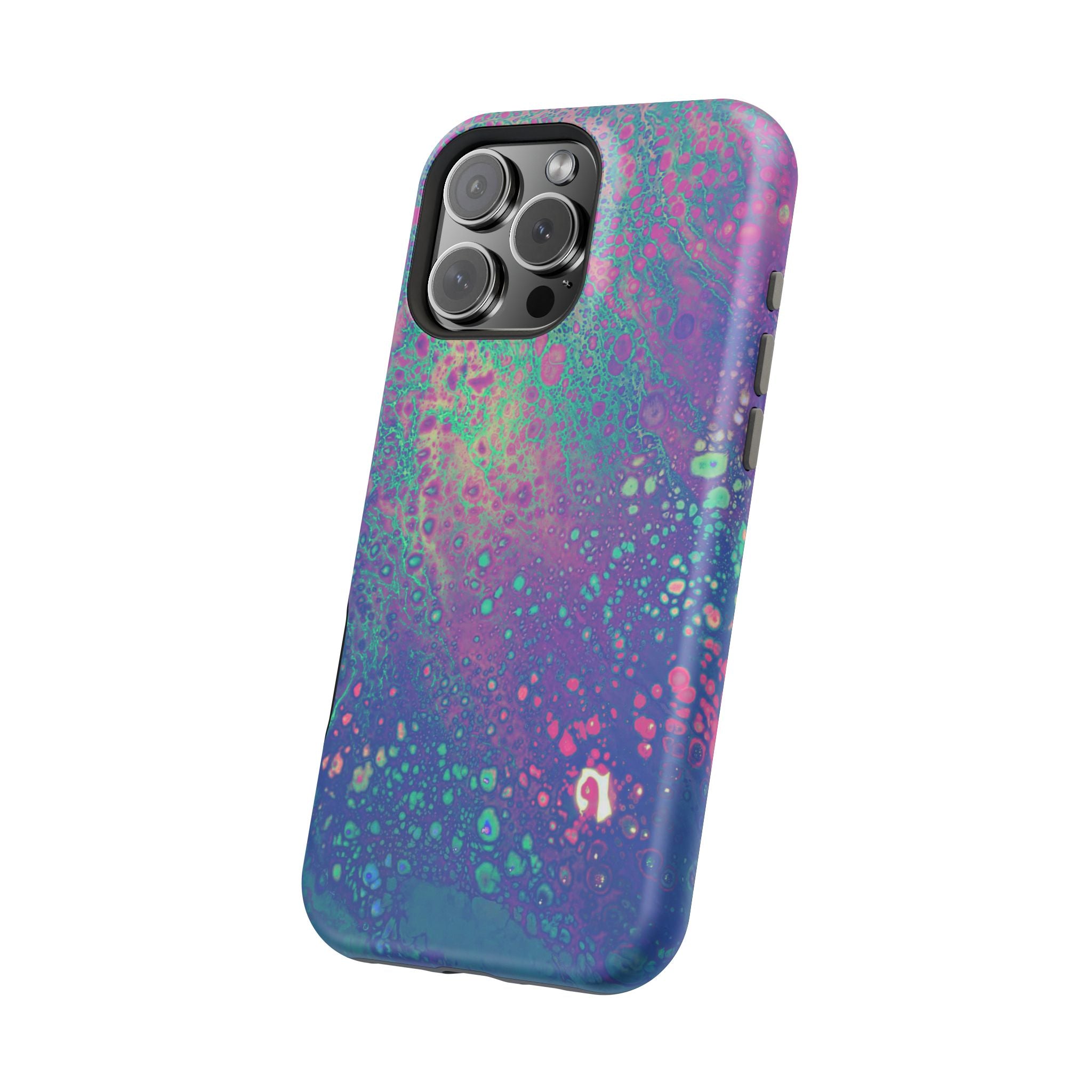 Universe Surge MagSafe iPhone Case – Abstract Art Design, Shockproof for iPhone 14–17 Pro & Pro Max