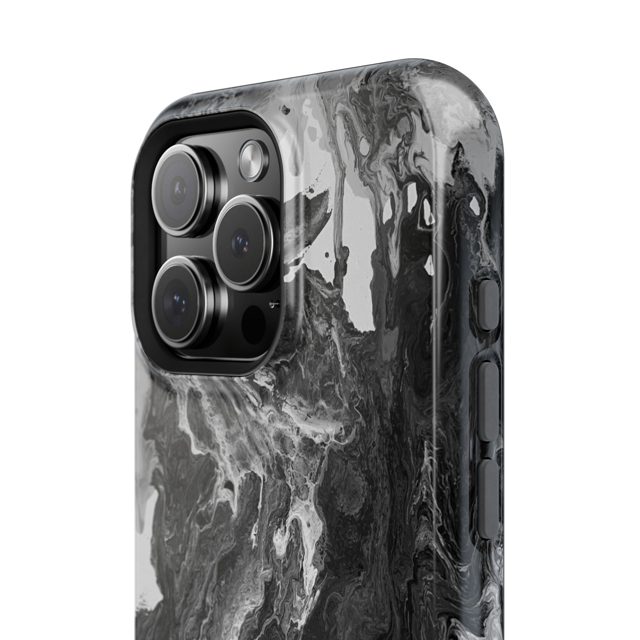 Noir Core X MagSafe iPhone Case – Abstract Art Design, Shockproof for iPhone 14–17 Pro & Pro Max