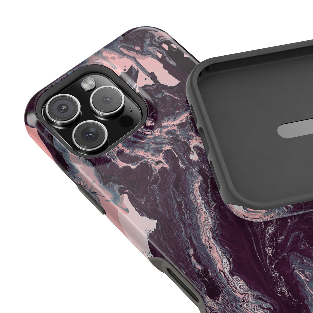 Eclipse Reactor X MagSafe iPhone Case – Abstract Art Design, Shockproof for iPhone 14–17 Pro & Pro Max