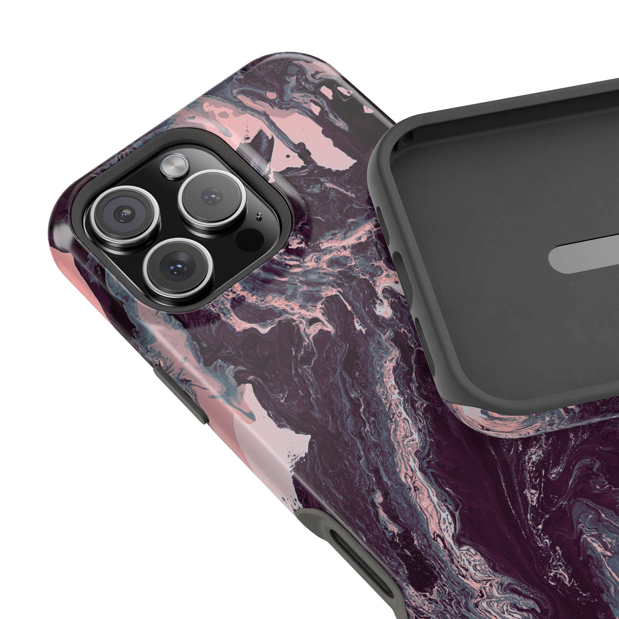 Eclipse Reactor X MagSafe iPhone Case – Abstract Art Design, Shockproof for iPhone 14–17 Pro & Pro Max
