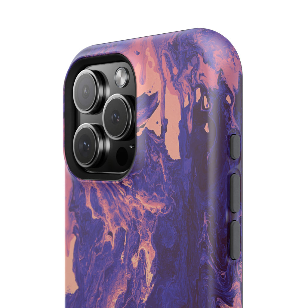 Void Nebula Collapse X MagSafe iPhone Case – Abstract Art Design, Shockproof for iPhone 14–17 Pro & Pro Max