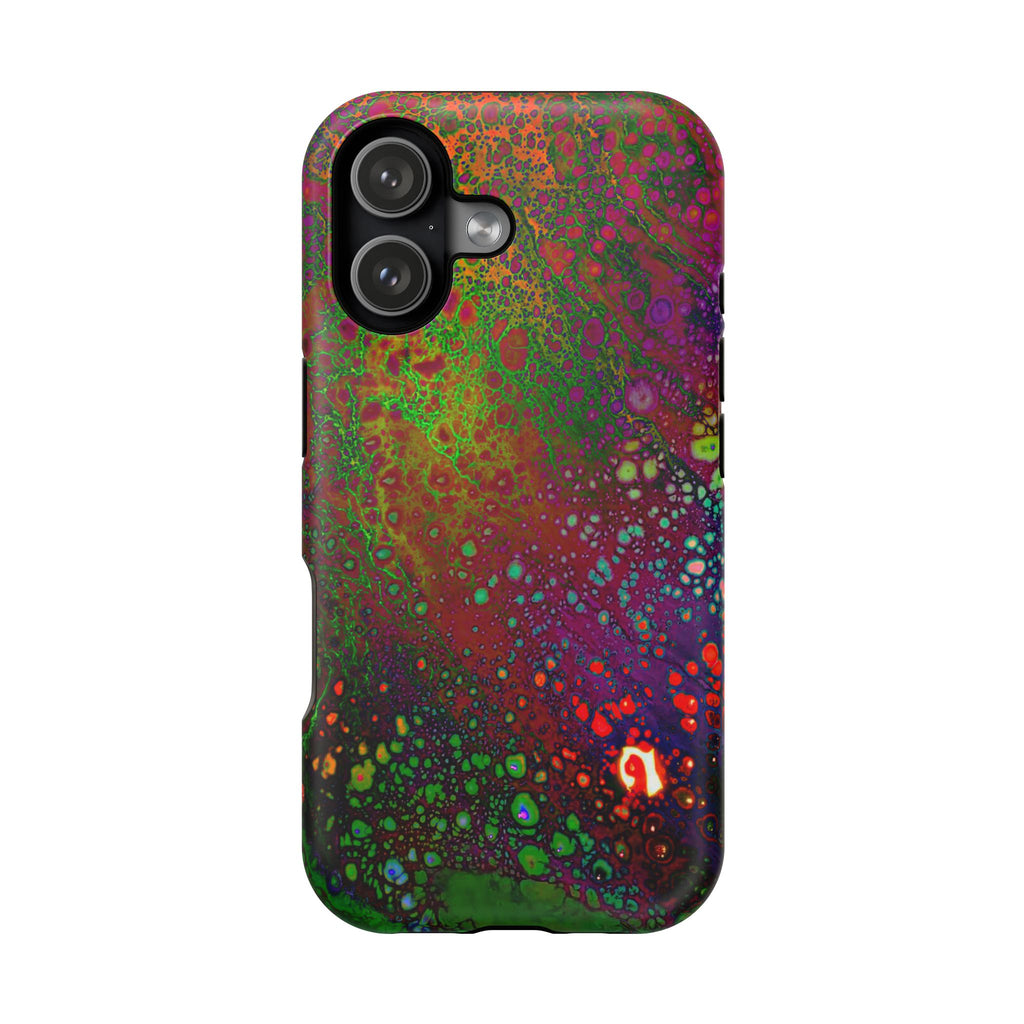 Dark Biolume MagSafe iPhone Case – Abstract Art Design, Shockproof for iPhone 14–17 Pro & Pro Max